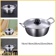 [Lovoski1] Korean Ramen Cooking Pot, Kimchi Soup Pot, Ramyun Pot, Noodles, Hiking Cooking