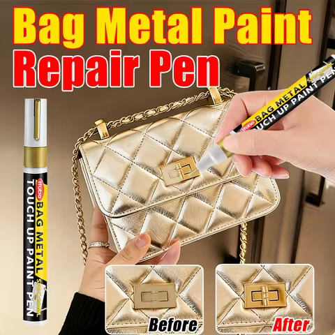 IFUBO-20g Bag Metal Paint Repair Pen, Instant Gold Hardware Touch Up For Handbag, Easy To Use Restor