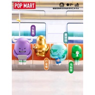 【ของแท้ SML Mini Sticky Monster Lab Subway Series กล่องสุ่มตุ๊กตาฟิกเกอร์ Popmart น่ารัก (มีสินค้า)