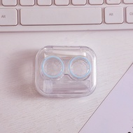 PTT Softlens Case Bening Plastik Tempat Kontak Lensa + Penjepit + Tongkat Tempat Softlens Bening Sat