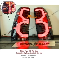 Hilux Vigo GR Taillight, Hilux Vigo 2005-2015 tail light with GR LED driving lights, Hilux Vigo GR D