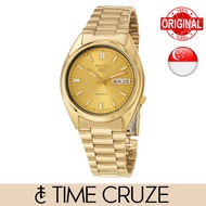 [Time Cruze] Seiko 5 SNXS80 Automatic Gold Tone Stainless Steel Gold Dial Men Watch SNXS80K SNXS80K1