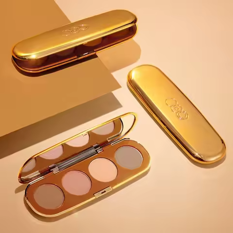 OOO OUTOFOFFICE Professional Multi-Color Eye Shadow Palette 4 Colors Matte Natural Women Beauty Cosm