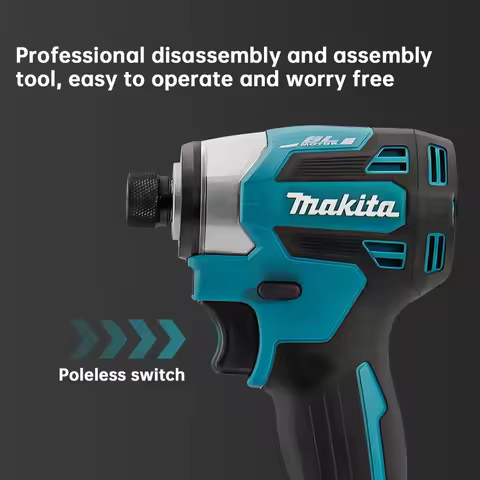 Makita DTD173 18V Brushless Cordless Impact Driver, Original Genuine Impact Screwdriver Tool（No Batt