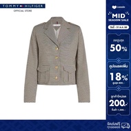 Tommy Hilfiger เสื้อคลุม ผู้หญิง รุ่น WW0WW46895 0F9 - สีเบจ ทรง Regular