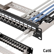 Cat6 FTP 24-port Patch Panel Connection Bar, PicoLink PL-F1U24P-C6