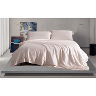 Mocof 5-In-1 Luxury Tencel Semplice Ivory Bedsheet - Queen / King / Super King 1200TC