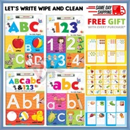 Let's Write Board Book for Little Fingers | Early Learning Kids Writing Board Preschool Children