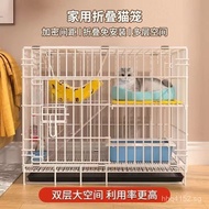 Large Pet Double Cat House Cat House Cat Cage Thickened Cat Cage Cat Villa Cat Cage for Home Use MGA