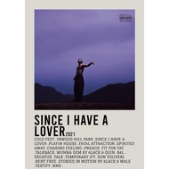 Poster Cover Album Since I Have A Lover by ​6LACK for room/wall barber