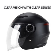HNJ Half Helmet Visor HD Glass Lens