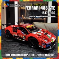 Compatible with LEGO Technic Ferrari 488 GTE Building Blocks Cars Toys for Kids Boy 1677+PCS vv