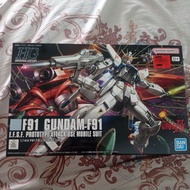 Bandai HG F91 High grade 1/144 Gundam mecha robot model kit toys action figure collect