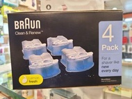 【全新行貨】Braun 4 Pack CCR4 專用清潔水 clean Renew 9295cc 可用