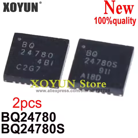 (2piece) 100% New 24780 BQ24780 BQ24780RUYR BQ24780S 24780S QFN-28