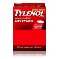 Tylenol(R) Extra-Strength, 2-Caplet Dosage, 100 caplets total,500mg each Tylenol(R) Extra-Strength, 