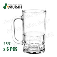 SERBU - SET 6 PCS - Glass Cups - Coconut Ice Cups Glass Cups Cendol Glasses/s Ice Glasses/s