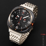 Metal Stainless Steel Strap for Samsung Galaxy Watch 7 Ultra 47mm Quick Attached Metal Strap for Gal