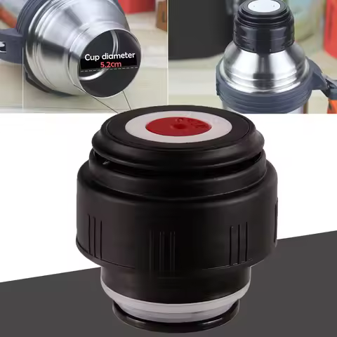 1 Pc 5.2Cm Vacuum Flask Lid Thermos Stopper Thermos Bottle Cap Travel Cup Bottle Cap Cover For Therm