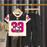 UNGU / CHILDREN'S CARGO JERSEY SET MOTIF 33 COLORS PURPLE BLACK AGES 2 YEARS - 12 YEARS