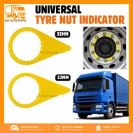 32MM 33MM TYRE NUT INDICATOR I LOOSE WHEEL NUT INDICATOR I LORRY TRUCK TRAILER NUT LOOSE
