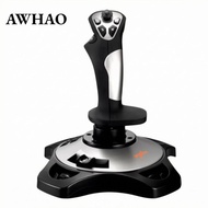 [AWHAO] Flight Joystick with Throttle Precision Flight Simulator Controller Realistic