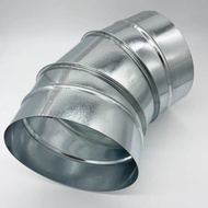 ข้องอสแตนเลส 45 องศา ขนาด 4 / 6 / 8 / 10 / 12 นิ้ว (inches) หนา 0.45 mm.