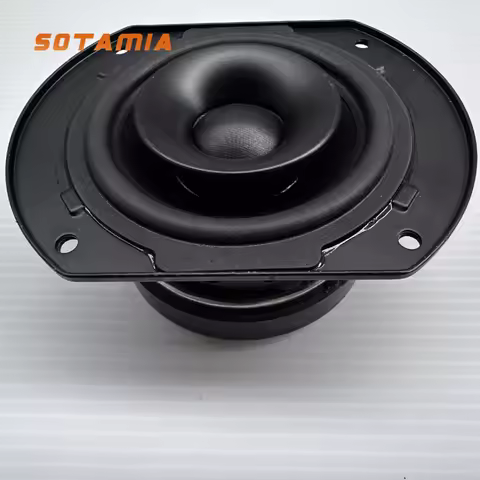 SOTAMIA 1PCS 3 Inch Coaxial Full Range Mid Tweeter High End Fever Grade Coaxial Horn Silk Film Tweet