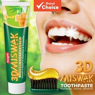Freegrin 3D Miswak Herbal Toothpaste 100g - Natural Whitening & Fresh Breath with Aloe Vera Propolis