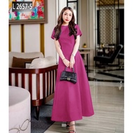 MIDI DRES SKUBA/DRES ELEGANT/DRES WWANITA/DRES /DRES SKUBA 2657