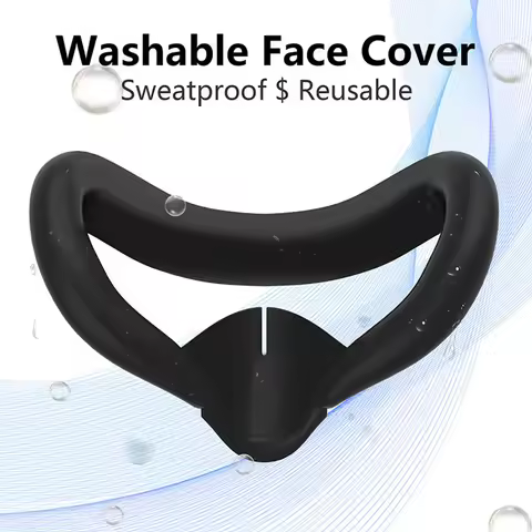 For Meta Quest 3 Case Replacement Face Pad Silicone Eye Cover Anti-sweat Mask Cover VR Glasses For O