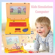 Kids Simulation Computer Toddler Preschool Learning Computer Toy Electronic Toy Kartun Komputer 卡通电脑