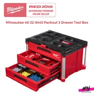 Milwaukee 48-22-8443 Packout 3 Drawer Tool Box