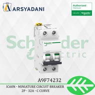 A9F74232 - SCHNEIDER MCB IC60N 2P 32A 6KA