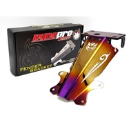 DYNO PRO Y16 TO Y15 DYNO PROJECT EXCITER 155 REAR FENDER BRACKET TITANIUM GOLD DYNO PRO REAR FENDER 