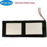 Li-Polymer New 7.6V 5000Mah Laptop Tablet Battery For KUU A10 10 PIN 7 Wire Plug