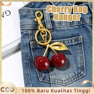 GANTUNGAN Cherry Bag Charm Cherry Aesthetic Cherry Keychain Cherry Bag Keychain Cherry Car Keychain