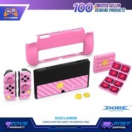 Dobe Nintendo Switch OLED Pink Protective Kit Set with Accessories by Game Master