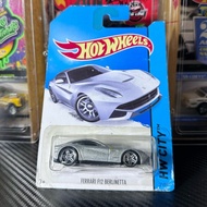 Hot Wheels Ferrai F12 Berlinetta Silver HW City ️2013 Mattel