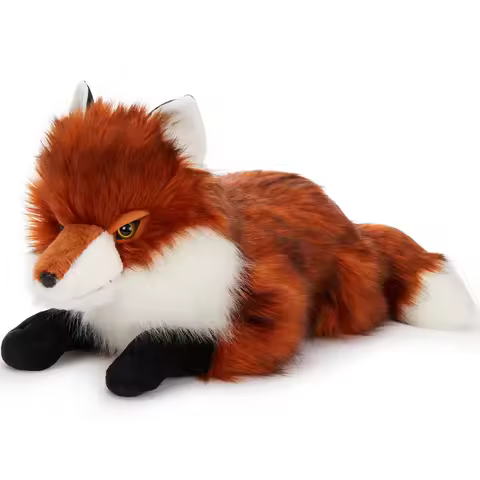 MaoGoLan 32inch Large Stuffed Fox Giant Red Fox Stuffed Animal Plush for Girls Boys Kids, Realistic 
