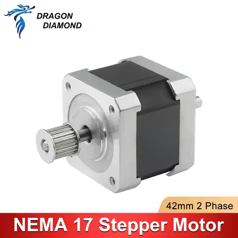 Nema 17 2 Phase K40 Stepper Motor 0.6A 42mm 4-lead for 3D Printer For CO2 Engraving Milling 3D Print
