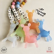 [FREE CASE] BRISH LLAMA TEETHER SET (Llama Teether + Custom Name Strap)