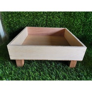 Bekas hantaran kayu 10.5inch X 10.5inch X 4inch
