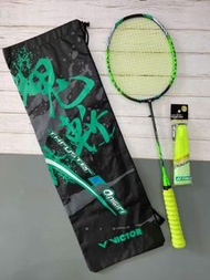 🏸 Victor 勝利威克多 羽毛球拍 鬼斬綠 超輕碳纖維 耐打