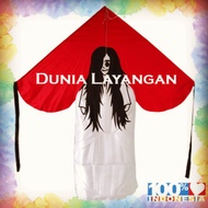 LAYANGAN HIAS KAIN PARASUT HANTU KUNTILANAK