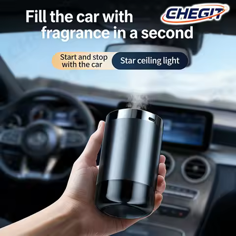 5-Mode Smart Car Air Freshener & Aromatherapy Car Perfume Gadget with Starry Canopy – Car Accessorie