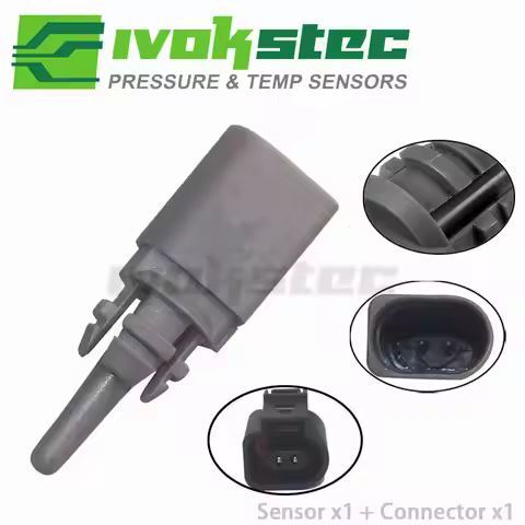 Ambient Temperature Sensor & Plug For VW Golf Mk7 Mk8 Passat B8 Touran T-Roc Tiguan Polo Mk6 Audi A4