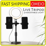 CIRCLE  LED LIGHT FOR LIVE TRIPOD HANDPHONE HOLDER STAND