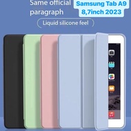 Samsung Tab A9 87Tab A9 Plus 11inch 223 Flip Magnet Macaron Trifold Standing Cover Silicone Case Sma