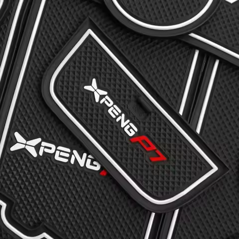 For Xpeng P7 G3 Door Slot Gasket G3i Modified Car Storage Slot Water Coaster Car Interior Decoration